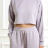 COLMAR ORIGINALS-FELPA GIROCOLLO CROP-COL92291YH LILLA