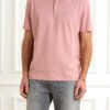 CP COMPANY-POLO STRETCH PIQUET LOGO-CP18CMPL165A005263W ROSE