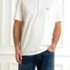 CP COMPANY-POLO STRETCH PIQUET LOGO-CP18CMPL165A005263W WHITE