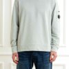 CP COMPANY-MAGLIA GIRO CREWNECK SWEATSHIRT-CP18CMSS266A110337O BLUEFOX