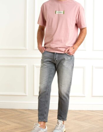 CP COMPANY-T-SHIRT 30/1 JERSEY LOGOS-CP18CMTS148A006586W ROSE