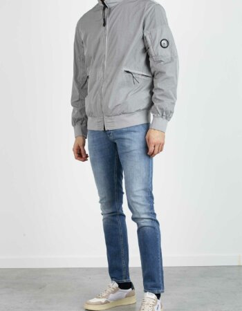 CP COMPANY-GIACCA CHROME-R STAND COLLAR-CPOW204A005904G GREY