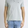 CP COMPANY-POLO MERCERIZED JERSEY TWISTED-CPPL255A006374G HARBOR