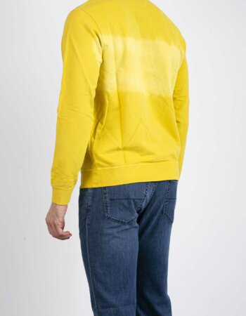 CP COMPANY-FELPA GIROCOLLO CON LOGO-CPSS235A006248S GOLD