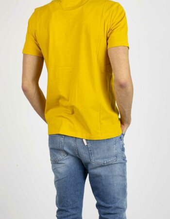 CP COMPANY-T-SHIRT IN JERSEY-CPTS042A005100W GOLD