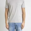 CP COMPANY-T-SHIRT JERSEY POCKET-CPTS182A005431R GREY