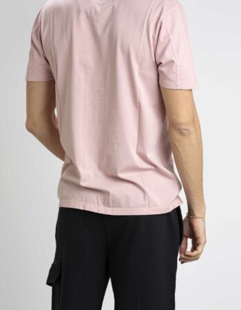 CP COMPANY-T-SHIRT JERSEY POCKET-CPTS182A005431R MAUVE