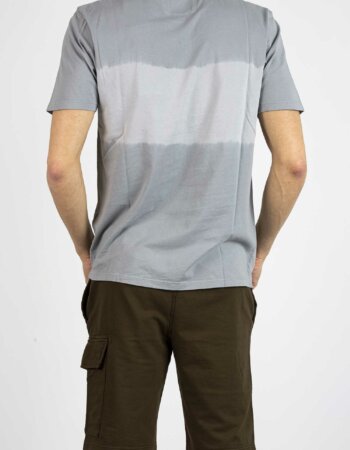 CP COMPANY-T-SHIRT IN JERSEY CON LOGO TIE-DYE-CPTS234A005431S GREY