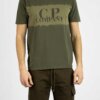 CP COMPANY-T-SHIRT IN JERSEY CON LOGO TIE-DYE-CPTS234A005431S OLIVE
