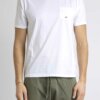 CP COMPANY-T-SHIRT MERCERIZED JERSEY TWISTED-CPTS256A006374G WHITE