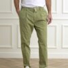 CRUNA-PANTALONE MITTE UOMO COTONE-CRUMITTE1302 SALVIA
