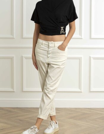 DONDUP-PANTAL.KOONS GIOIELLO DONNA BM5-DDDP268BGSE068 PANNA