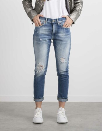 DONDUP-PANTALONE MILA JEANS-DDDP466DF0232 USE