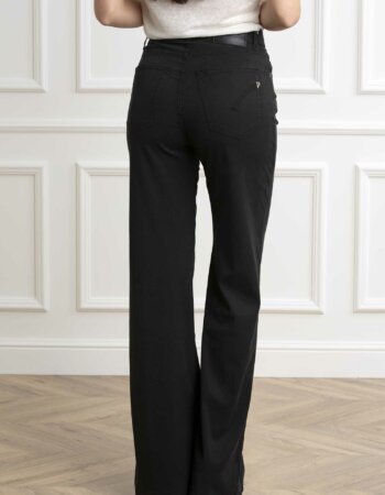 DONDUP-PANTALONE AMBER DONNA-DDDP619GSE068P24 NERO