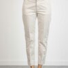 DONDUP-PANTALONE DONNA ERIN-DDDP640RSE036PTD PANNA