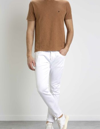 DONDUP-JEANS UOMO GEORGE-DDUP232BS0030PTDP23 BIANCO
