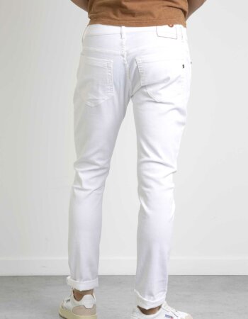 DONDUP-JEANS UOMO GEORGE-DDUP232BS0030PTDP23 BIANCO