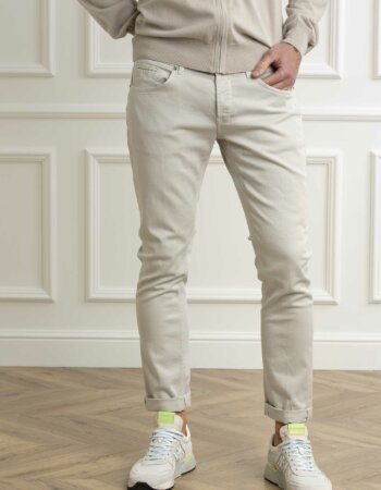 DONDUP-JEANS GEORGE COLORATO PTD-DDUP232BS0030 GRIGIO