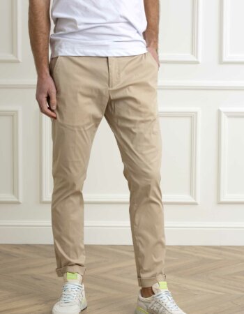 DONDUP-PANTALONE UOMO GAUBERT-DDUP235PS0020 BEIGE