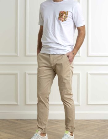 DONDUP-PANTALONE UOMO GAUBERT-DDUP235PS0020 BEIGE