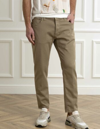 DONDUP-JEANS COLOR BRIGHTON UOMO-DDUP434BS0030 ECRU