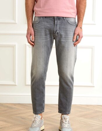 DONDUP-PANTALONE BRIGHTON IR1W-DDUP434DF0277 GRIGIO