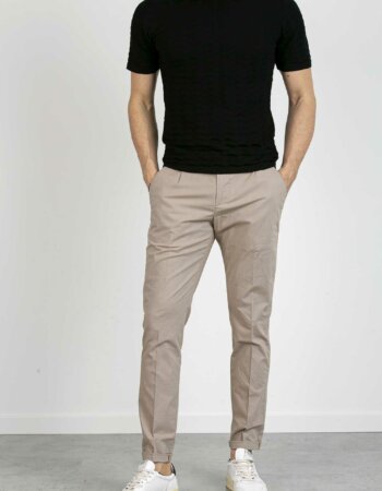 DONDUP-PANTALONE GAUBERT PINCES-DDUP517FS0241002 ECRU