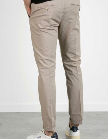 DONDUP-PANTALONE GAUBERT PINCES-DDUP517FS0241002 ECRU