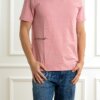 DONDUP-T-SHIRT COTONE STRETCH-DDUS198JF0309UIU2 ROSA