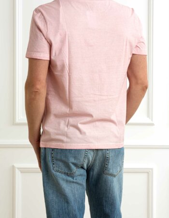 DONDUP-T/SHIRT IT7 UOMO-DDUS198JF0355U ROSA