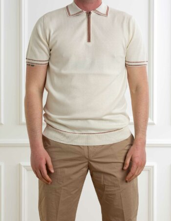 DANIELE FIESOLI-MAGLIA POLO M/ZIP-DFDF0327 PAN