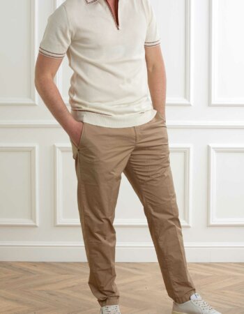 DANIELE FIESOLI-MAGLIA POLO M/ZIP-DFDF0327 PAN