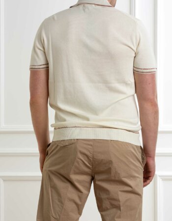 DANIELE FIESOLI-MAGLIA POLO M/ZIP-DFDF0327 PAN