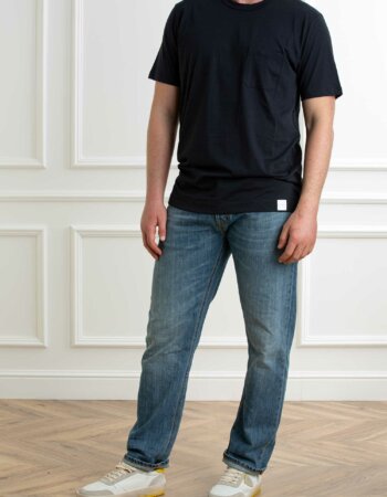 DANIELE FIESOLI-T-SHIRT TASCHINO-DFDF0630 BLU