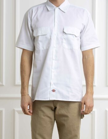 DICKIES-CAMICIA WORK SHIRT SS-DICDK0A4XK7P4 WHITE