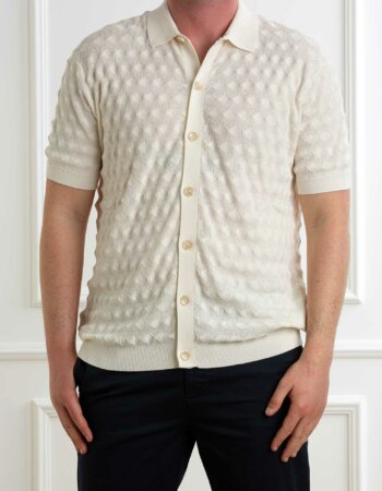 DIKTAT-CAMICIA M/M 100%COTONE-DKDK87032 NATURALE