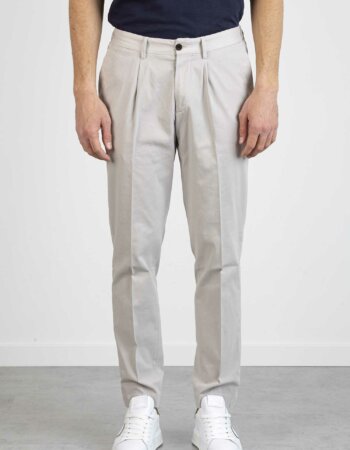 DEVORE-PANTALONE 1 PENCE-DVDWR15C022 GHIACCIO