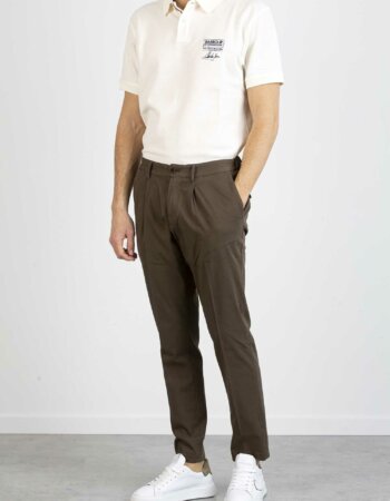 DEVORE-PANTALONE 1 PENCE-DVDWR15C022 MARRONE