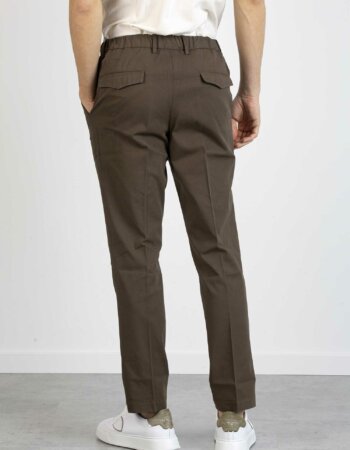 DEVORE-PANTALONE 1 PENCE-DVDWR15C022 MARRONE