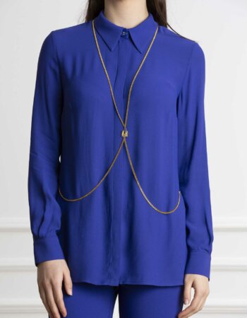 ELISABETTA FRANCHI-CAMICIA-EFCA02241E2 BLU