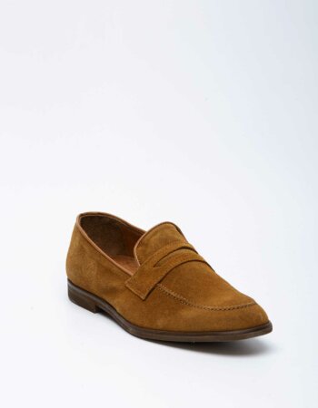 SELECT BOX-MOCASSINO FONDO GOMMA-EFFSC96CAMOSC CUOIO