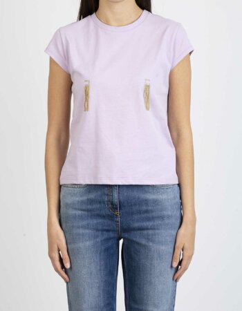 ELISABETTA FRANCHI-T/SHIRT-EFMA02321E2 GLICINE