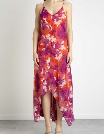 EMME MARELLA-ABITO IN CREPONNE-EMALBEN CORALLO