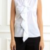 EMME MARELLA-CAMICIA SMANICATA-EMCOSTONE BIANCO