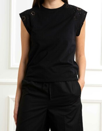 EMME MARELLA-TOP-EMIVANA NERO