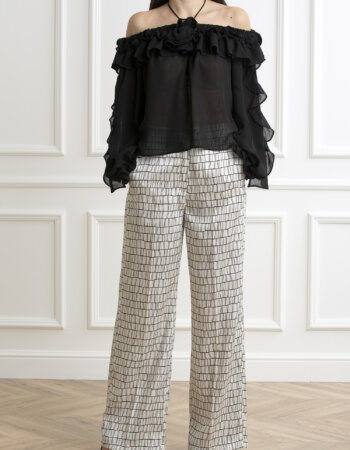EMME MARELLA-CAMICIA-EMNUMANCE NERO