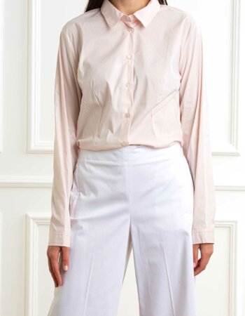 EMME MARELLA-CAMICIA POPELINE STRETCH-EMRACER CIPRIA