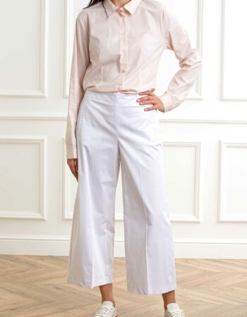 EMME MARELLA-CAMICIA POPELINE STRETCH-EMRACER CIPRIA