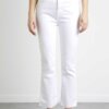 7 FOR ALL MANKIND-PANTALONE HW SLIM KICK OPTIC WITH RAW CUT HEM-FORJSHSC130OP WHITE