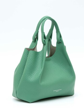GIANNI CHIARINI FIRENZE-BORSA DUA IN PELLE-GCBS9719RNGDBL MENTA